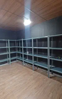 قفسه ضخیم فلزی طوسی