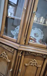 بوفه و ویترین چوبی