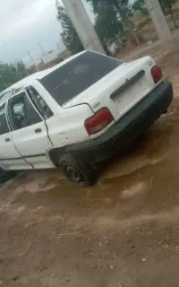 پراید به مدل آخر ۹۱ تصادفی