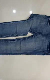 شلوار جین راسته،ترک،سایز ۲۸،نیم کش