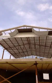 اجرای شیروانی شکترین طرحهای ویلای