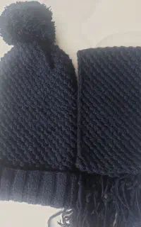 شال و کلاه بافتنی اسپرت