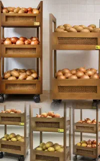 جا سیب زمینی و پیاز