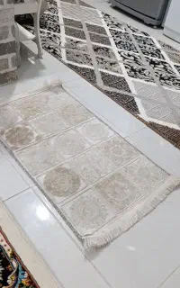 پادری سفید کرم طرح جدید،پادری گلیم