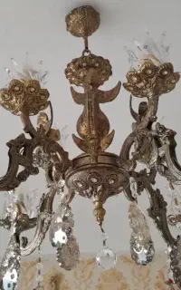 لوستر برنز ۸ شعله