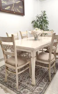 میز و صندلی نهارخوری شش نفره