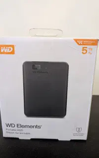 هارد اکسترنال آکبند ۵ ​ترابایت WD Elements