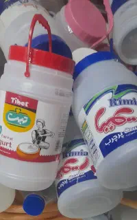 دبه جاماست 2کیلو وشیشه 2کیلو