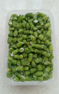 لوبیا سبز خرد شده