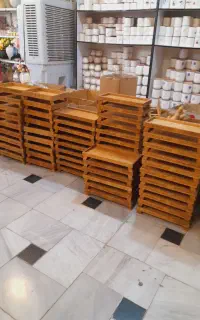 سینی های  رایزر پایه دار چوبی