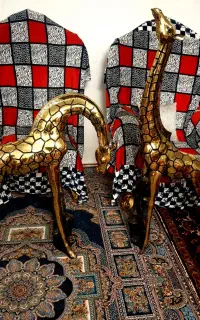 مجسمه زرافه پلی استر