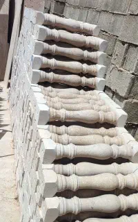 کوبیک نرده سنگی ستون سر ستون