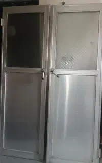 درب آلومینیومی تک لت بدون چهار چوب