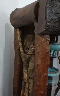 بوفه و تابلو چوب