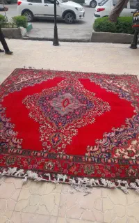 فرش حسنی/قالی ۳در۳دستباف تبریز و۱۲متری نیشابور