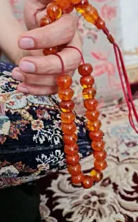 تسبیح کهربا ۳۳ عددی