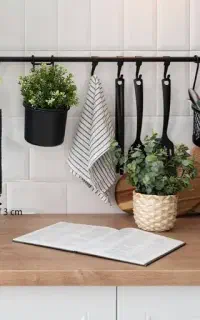 شلف دیواری آشپزخانه میله آویز گیره‌دار به قیمت دبی