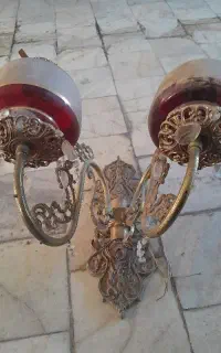 دیوار کوب برنزی