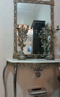 فروش آیینه شمعدان با میز