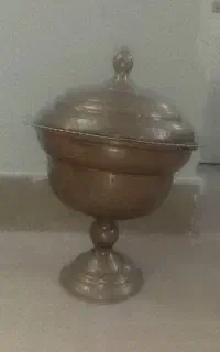 گلدون و جا شکلاتی مسی