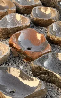 سنگ روشویی طبیعی
