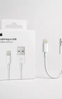 کابل آیفون Lightning به USB (30 سانتی‌متری)