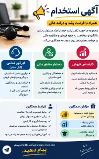 استخدام نیروی فروش و اپراتور تماس آموزش رایگان