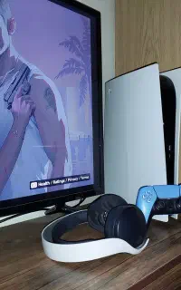 PS5 فت دیسک خور همراه هدست و دسته