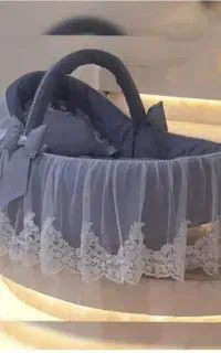 سبد حصیری نوزاد