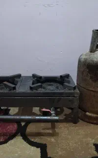 کپسول و شعله گاز