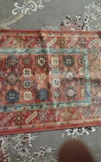 فرش ابریشمی قدیمی 64در86 معاوضه دارم  برا هرچی