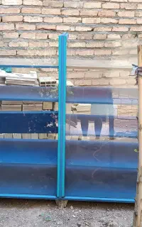 دو عدد ویترین مغازه