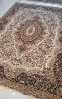 دو تخته فرش قیطران 1000 شانه.