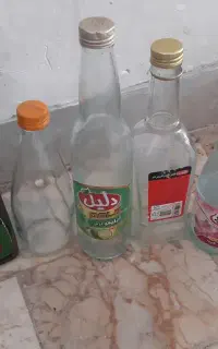 شیشه برای آبلیمو و آبغوره.سطل ماست