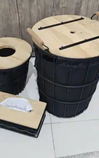 ست یونیک (سبد، سطل، جعبه دستمال)