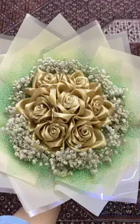 دسته گل روبانی مناسب هدیه