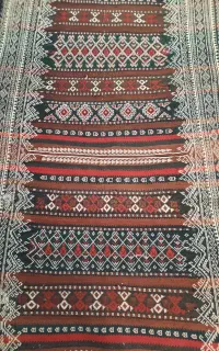 گلیم دستباف قدیمی عتیقه بزرگ هتل رستوران