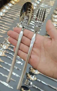 سرویس قاشق و چنگال یونیک آلمان 18/10 استیل