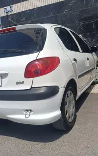 پژو۲۰۶ tu3 مدل ۹۵ استثنایی ،معاوضه