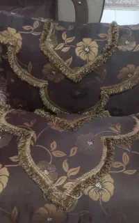 ۶عدد بالش با پار چه ترک اصل