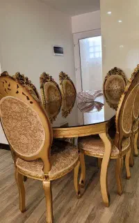 میز ناهار خوری هشت نفره سلطنتی