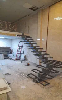 پله گرددوبلکس معلق تک شاسی  دوطرفه ورق