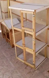 ساخت انواع قفس چوبی
