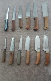 چاقو دسته چوبی