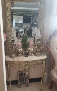 آیینه و شمعددان