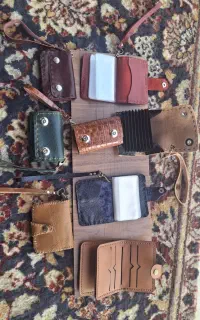 کیف کارتی چرم طبیعی