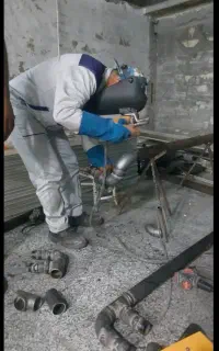 لوله کشی گاز وجوشکاری نرده  وخورده کاری