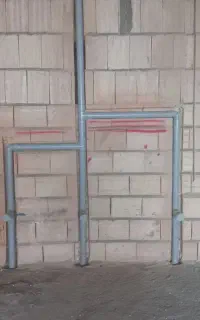 شیارزنی ساختمان برق و فاضلاب