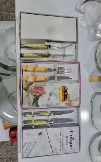 چاقو میوه خوری طرح سرامیکی 12 عددی یونیک