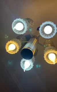 لوستر با لامپ درجه یک